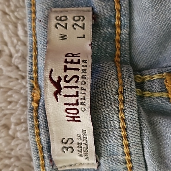 Hollister Y2K SZ 3 Light Blue Denim Skinny Jeans - Picture 7 of 7